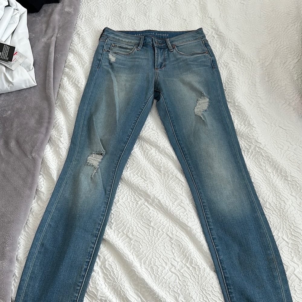 Articles of Society Ripped Skinny Jeans Size 25